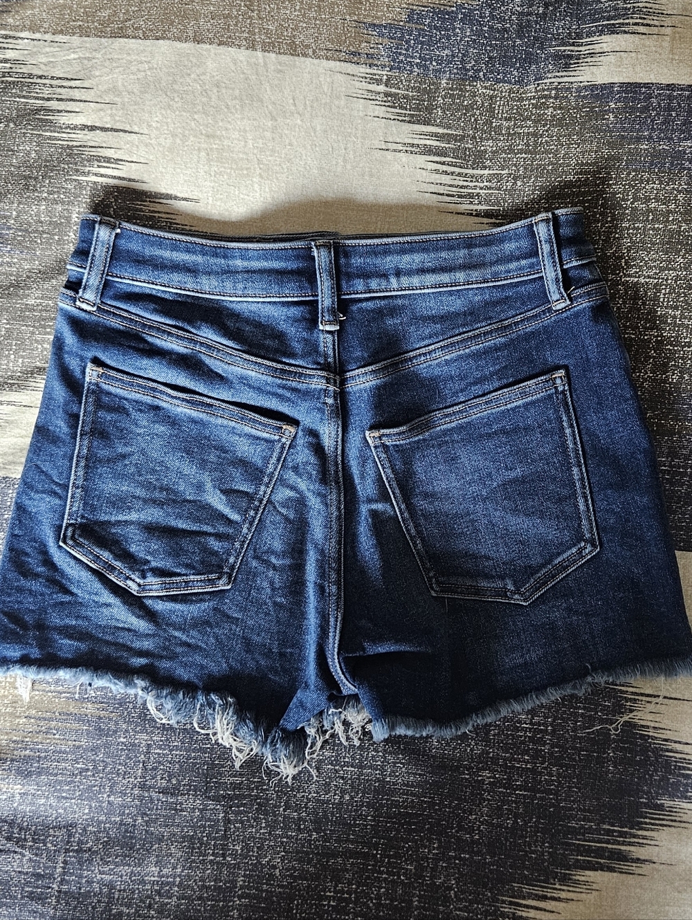 LC Lauren Conrad Dark Blue Denim Cutoff Shorts